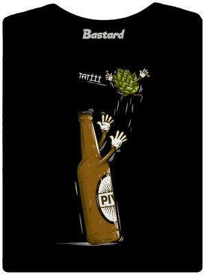 Lahváč a syn dámské tričko premium Black