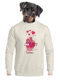 unisex mikina bez kapuce