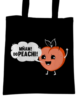 Mňam do peachi taška Black
