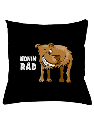 Honím rád polštář Black