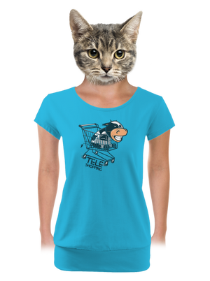 dámské tričko s lemem