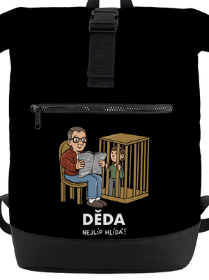 Děda hlídá batoh Black