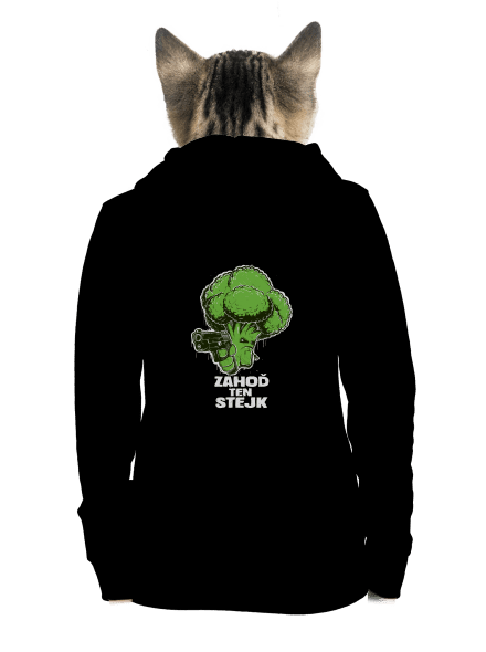 Zahoď ten stejk dámská mikina na zip Black