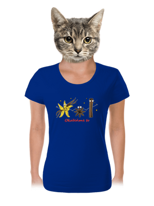 Okořeňme to dámské tričko Royal Blue Mal