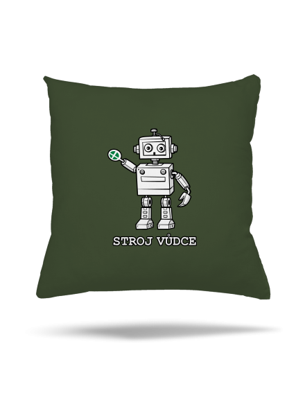 Strojvůdce polštář Olive Green