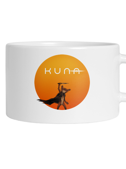 Kuna hrnek makronka White