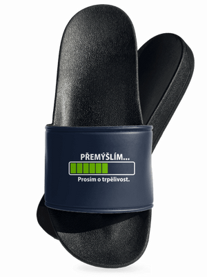 Přemýšlím pantofle Navy