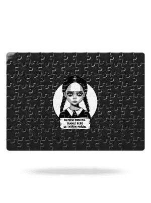 Nejsem smutná puzzle White