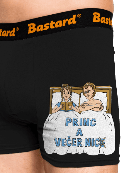 Princ a Večer nic boxerky Black