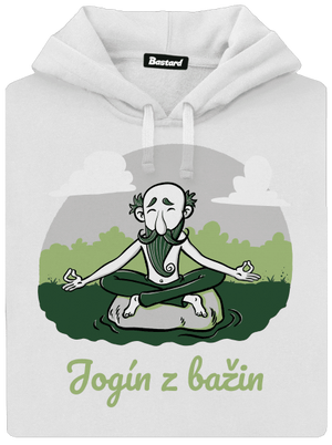 Jogín z bažin dámská mikina klokanka White