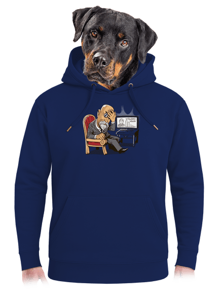 Masaryk unisex mikina premium Navy
