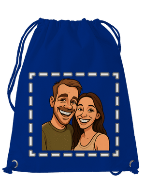 Karikatura z vlastní fotky vak Royal Blue Mal