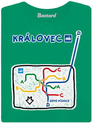 Metro Královec dámské tričko Kelly Green Mal