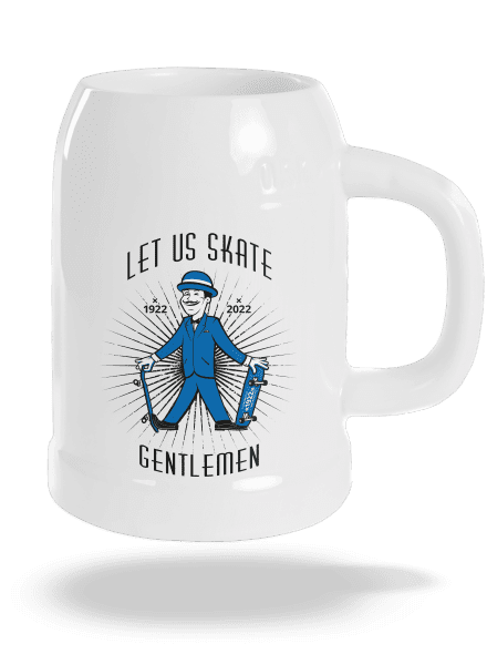 Let us skate půllitr White