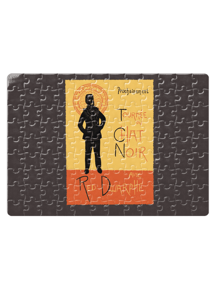 Le Chat Noir puzzle White
