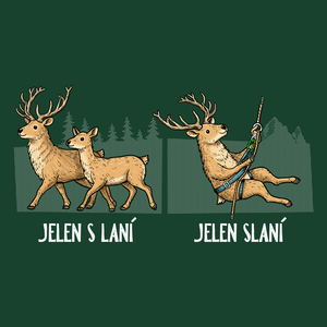 Jelen s laní