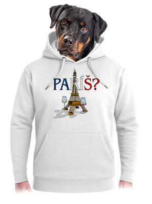 Paříš unisex mikina premium Snowwhite