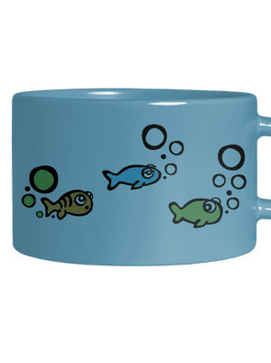 Nehoda hrnek makronka Blue Macaron