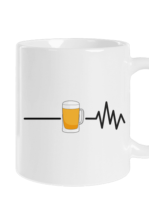 Beer help klasický hrnek White