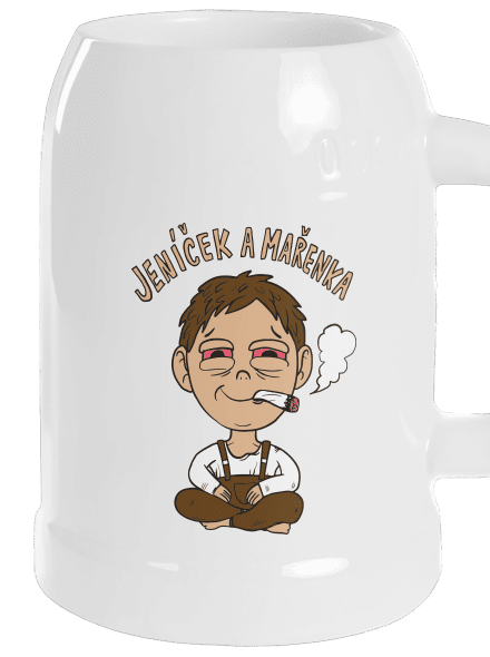 Jeníček a mařenka půllitr White