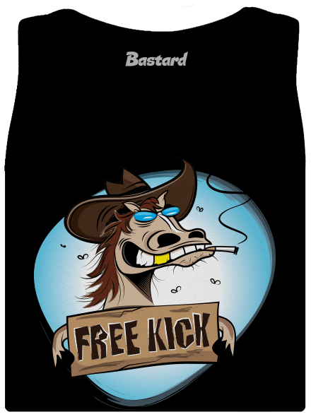 Free kick dámské tílko klasické Black