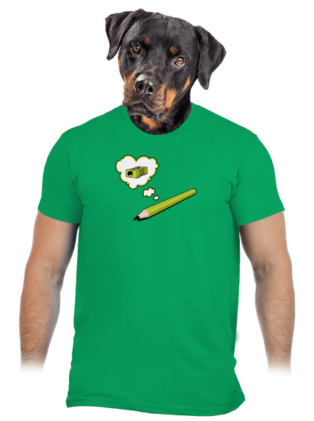 Tužka a Ořezávátko pánské tričko Kelly Green