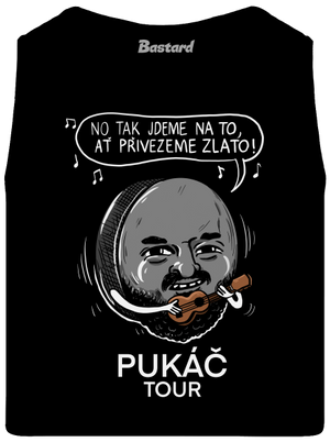Pukáč tour pánské tílko Black