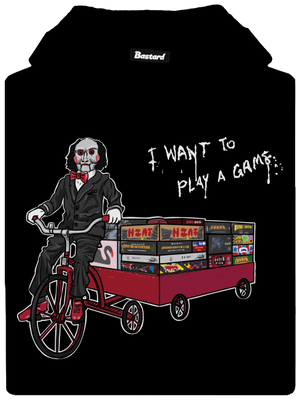 Chci si zahrát hru dámská mikina klokanka Black