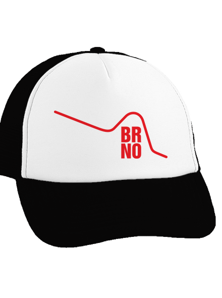 Brno kšiltovka truckerka Black cap