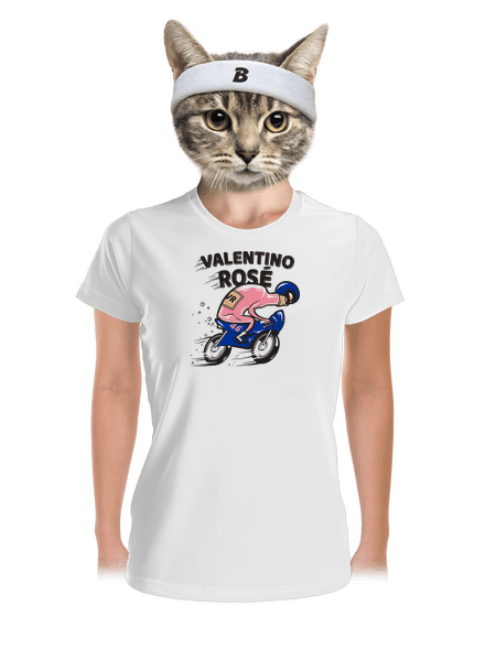 Valentino Rose dámské sportovní tričko White