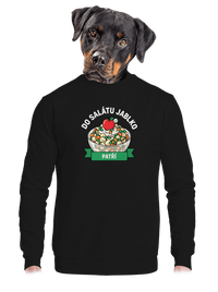 unisex mikina bez kapuce