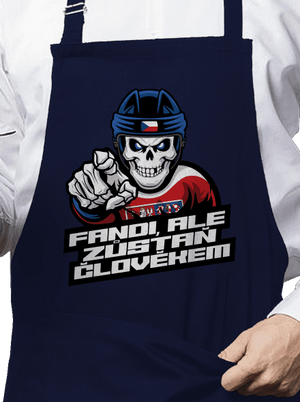 Fandi, ale zůstaň člověkem zástěra Navy