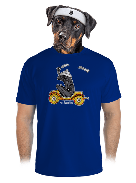 Vetřelníček pánské sportovní tričko Royal Blue Mal