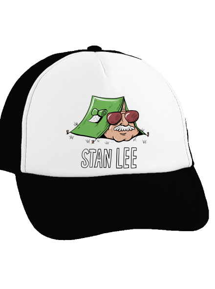Stan Lee kšiltovka truckerka Black cap