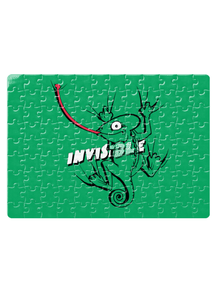 Invisible chameleon puzzle White