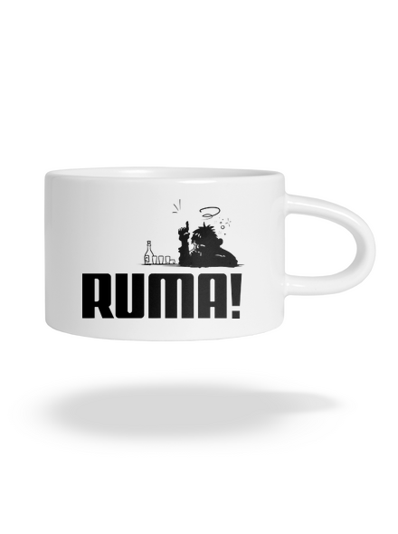 Ruma hrnek makronka White