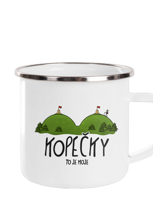 Kopečky plecháček White