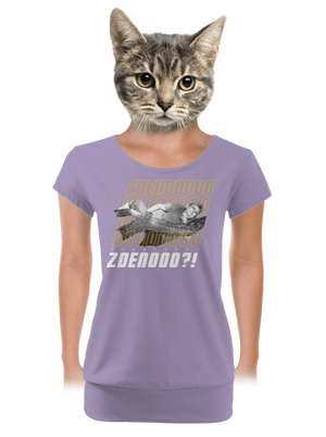 B18: Bába pod kořenem dámské tričko s lemem Lavender