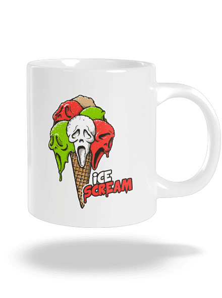 Ice Scream velký hrnek White