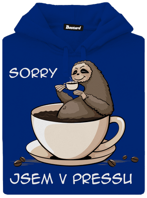 V pressu dámská mikina klokanka Royal Blue Mal