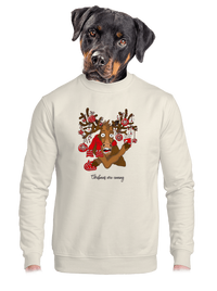 unisex mikina bez kapuce