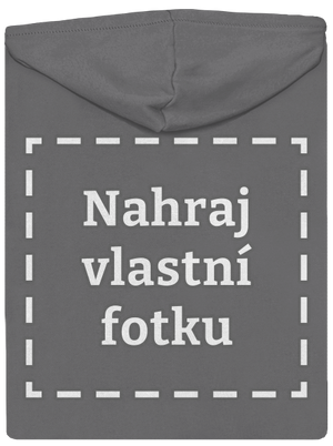 Vlastní potisk dámská mikina na zip Steel Gray
