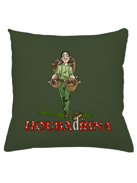 Houbadřina polštář Olive Green