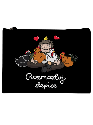 Rozmazluji slepice taštička Black