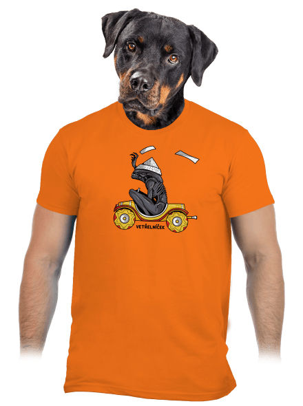 Vetřelníček pánské tričko Orange