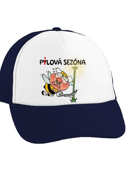 Pylová sezóna kšiltovka truckerka French Navy cap