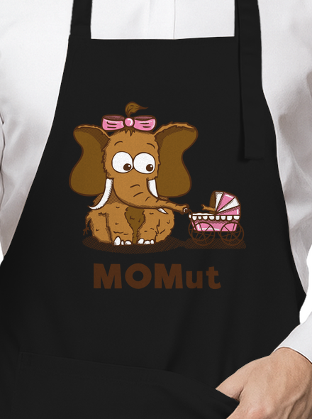 Momut zástěra Black