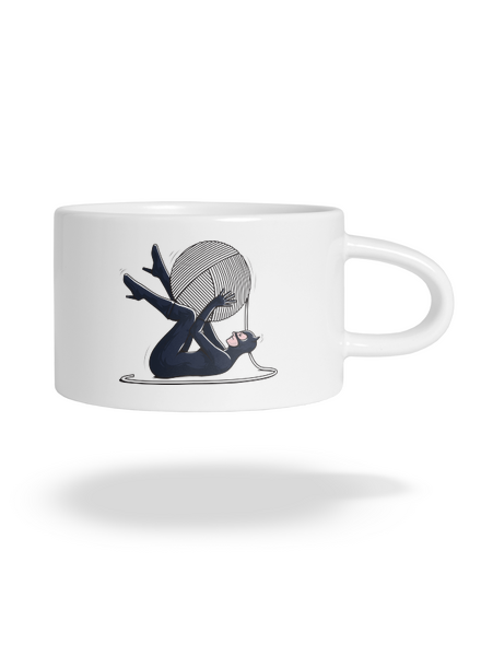 Catwoman hrnek makronka White