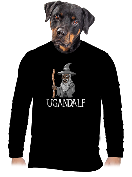 Ugandalf pánské dlouhý rukáv Black