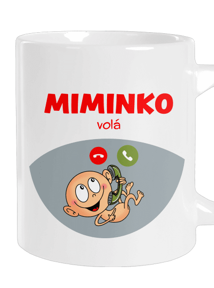 Miminko volá velký hrnek White